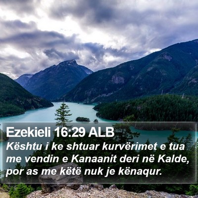 Ezekieli 16:29 ALB Bible Verse Image