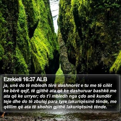 Ezekieli 16:37 ALB Bible Verse Image