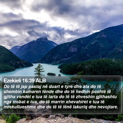 Ezekieli 16:39 ALB Bible Verse Image