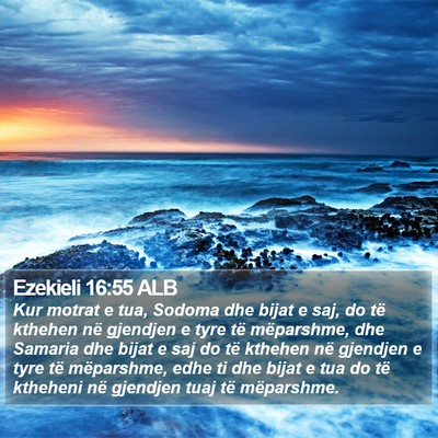 Ezekieli 16:55 ALB Bible Verse Image