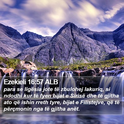Ezekieli 16:57 ALB Bible Verse Image