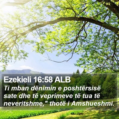 Ezekieli 16:58 ALB Bible Verse Image