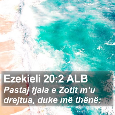 Ezekieli 20:2 ALB Bible Verse Image
