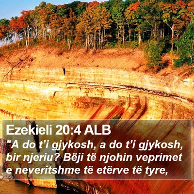 Ezekieli 20:4 ALB Bible Verse Image