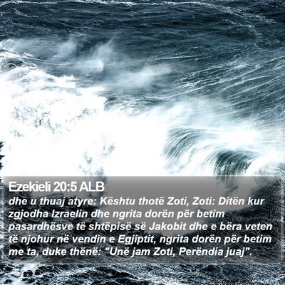 Ezekieli 20:5 ALB Bible Verse Image