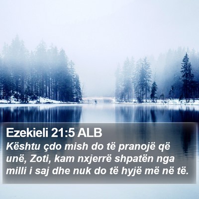 Ezekieli 21:5 ALB Bible Verse Image