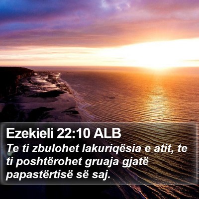 Ezekieli 22:10 ALB Bible Verse Image