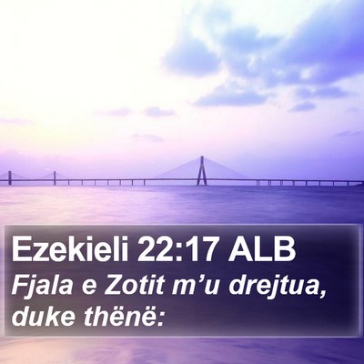 Ezekieli 22:17 ALB Bible Verse Image
