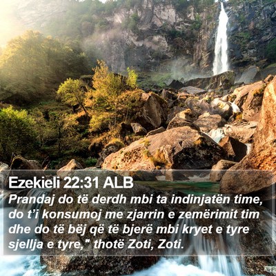 Ezekieli 22:31 ALB Bible Verse Image