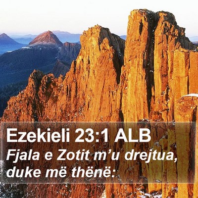 Ezekieli 23:1 ALB Bible Verse Image