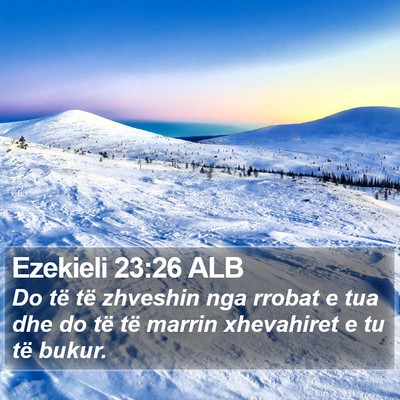 Ezekieli 23:26 ALB Bible Verse Image