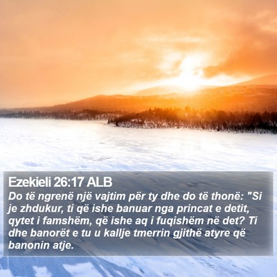 Ezekieli 26:17 ALB Bible Verse Image