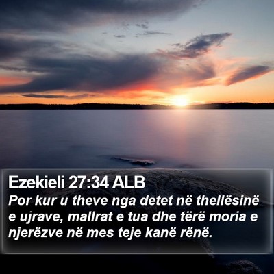 Ezekieli 27:34 ALB Bible Verse Image
