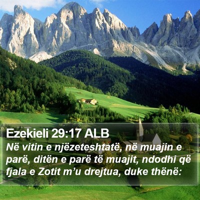 Ezekieli 29:17 ALB Bible Verse Image
