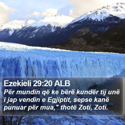 Ezekieli 29:20 ALB Bible Verse Image
