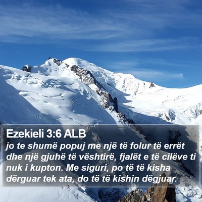 Ezekieli 3:6 ALB Bible Verse Image