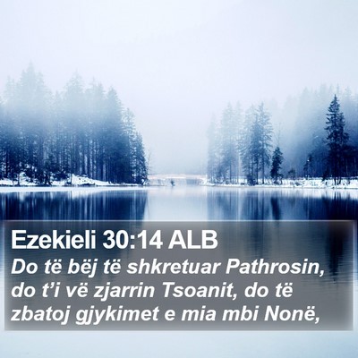 Ezekieli 30:14 ALB Bible Verse Image