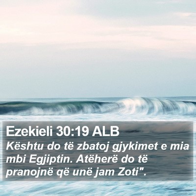 Ezekieli 30:19 ALB Bible Verse Image
