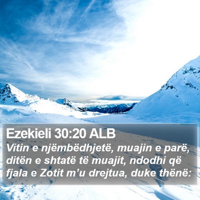 Ezekieli 30:20 ALB Bible Verse Image