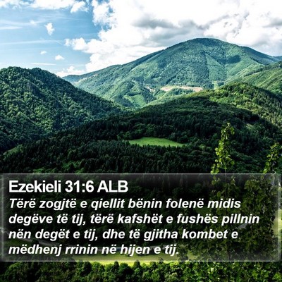 Ezekieli 31:6 ALB Bible Verse Image