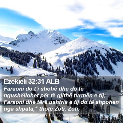 Ezekieli 32:31 ALB Bible Verse Image