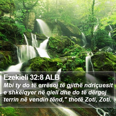 Ezekieli 32:8 ALB Bible Verse Image