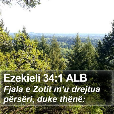 Ezekieli 34:1 ALB Bible Verse Image