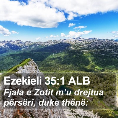 Ezekieli 35:1 ALB Bible Verse Image