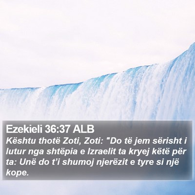 Ezekieli 36:37 ALB Bible Verse Image