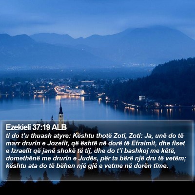 Ezekieli 37:19 ALB Bible Verse Image