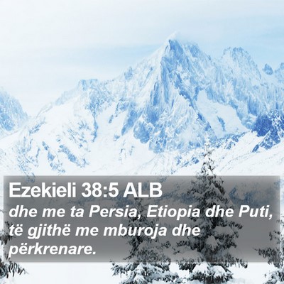 Ezekieli 38:5 ALB Bible Verse Image