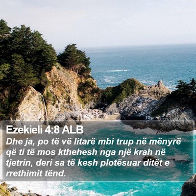 Ezekieli 4:8 ALB Bible Verse Image