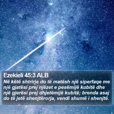 Ezekieli 45:3 ALB Bible Verse Image