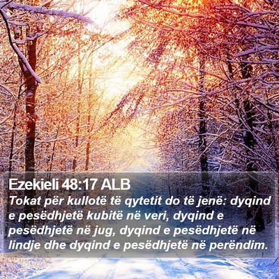Ezekieli 48:17 ALB Bible Verse Image