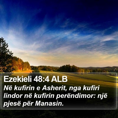 Ezekieli 48:4 ALB Bible Verse Image