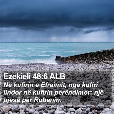 Ezekieli 48:6 ALB Bible Verse Image