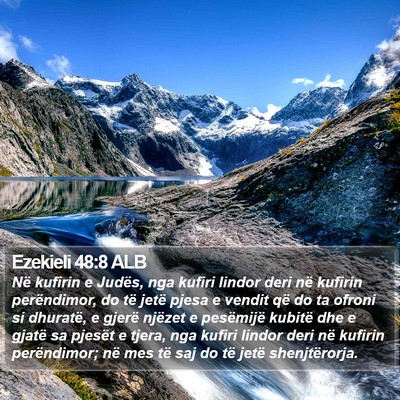 Ezekieli 48:8 ALB Bible Verse Image