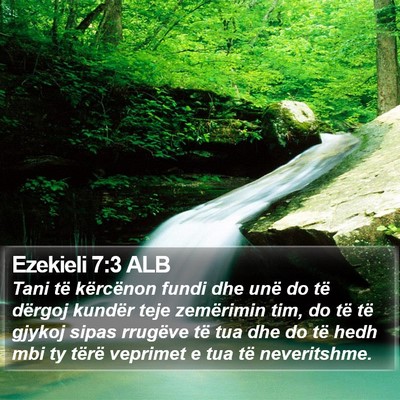 Ezekieli 7:3 ALB Bible Verse Image