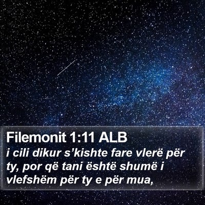Filemonit 1:11 ALB Bible Verse Image