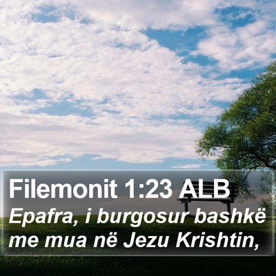 Filemonit 1:23 ALB Bible Verse Image