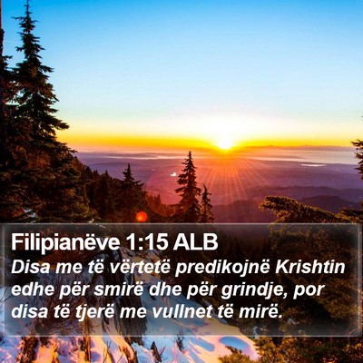 Filipianëve 1:15 ALB Bible Verse Image
