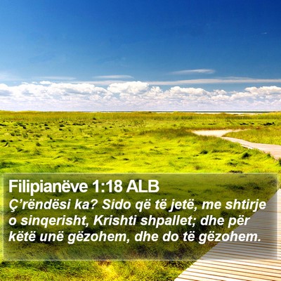 Filipianëve 1:18 ALB Bible Verse Image