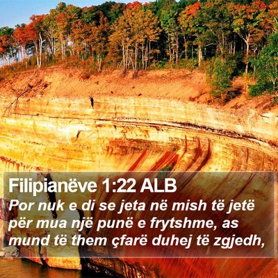 Filipianëve 1:22 ALB Bible Verse Image