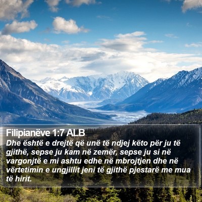 Filipianëve 1:7 ALB Bible Verse Image