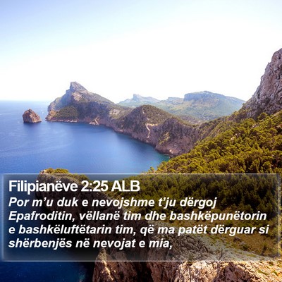 Filipianëve 2:25 ALB Bible Verse Image