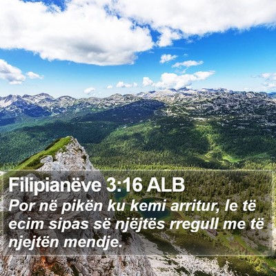 Filipianëve 3:16 ALB Bible Verse Image