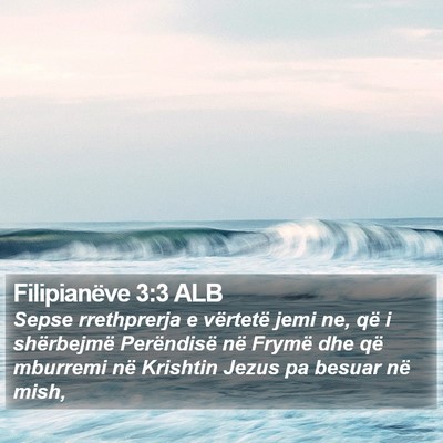 Filipianëve 3:3 ALB Bible Verse Image