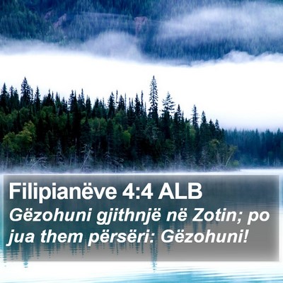 Filipianëve 4:4 ALB Bible Verse Image