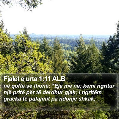 Fjalët e urta 1:11 ALB Bible Verse Image