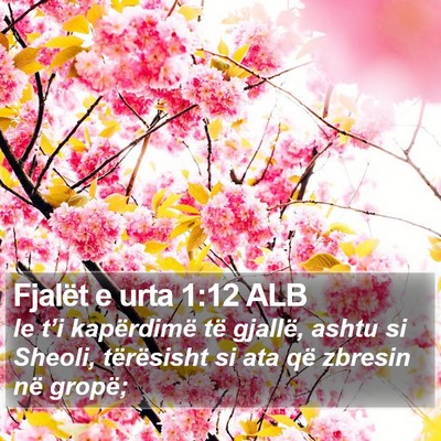 Fjalët e urta 1:12 ALB Bible Verse Image